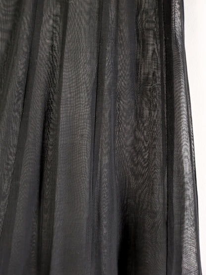 Victorian Mesh Black Skirt