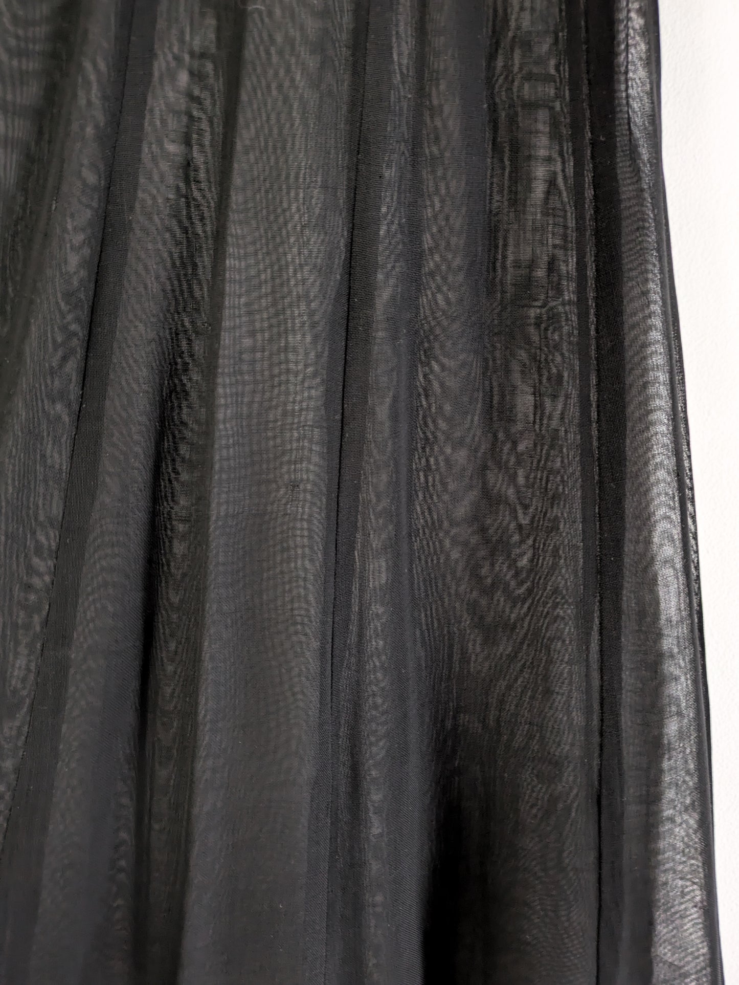 Victorian Mesh Black Skirt