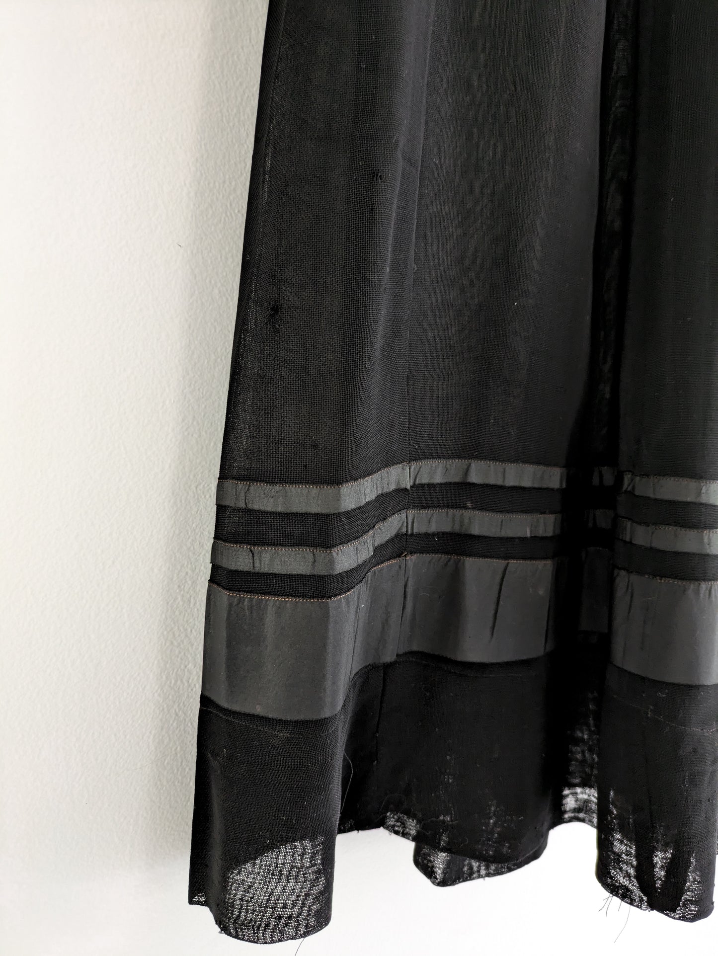 Victorian Mesh Black Skirt