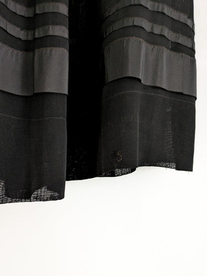 Victorian Mesh Black Skirt
