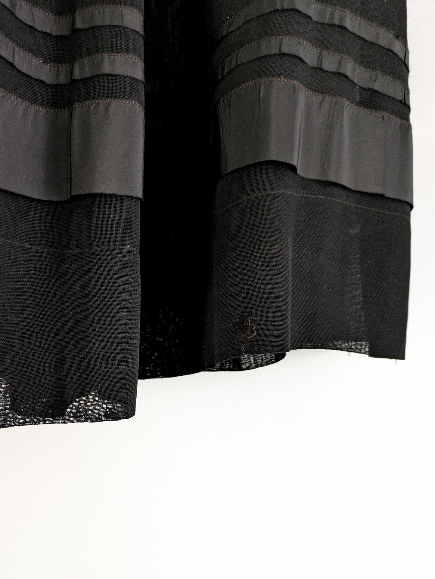 Victorian Mesh Black Skirt