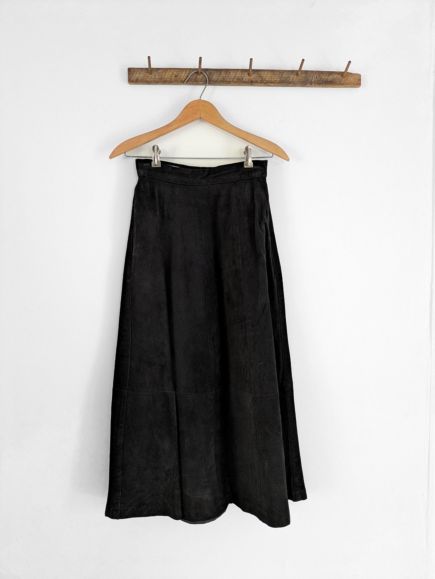 70s Bagatelle Suede Skirt