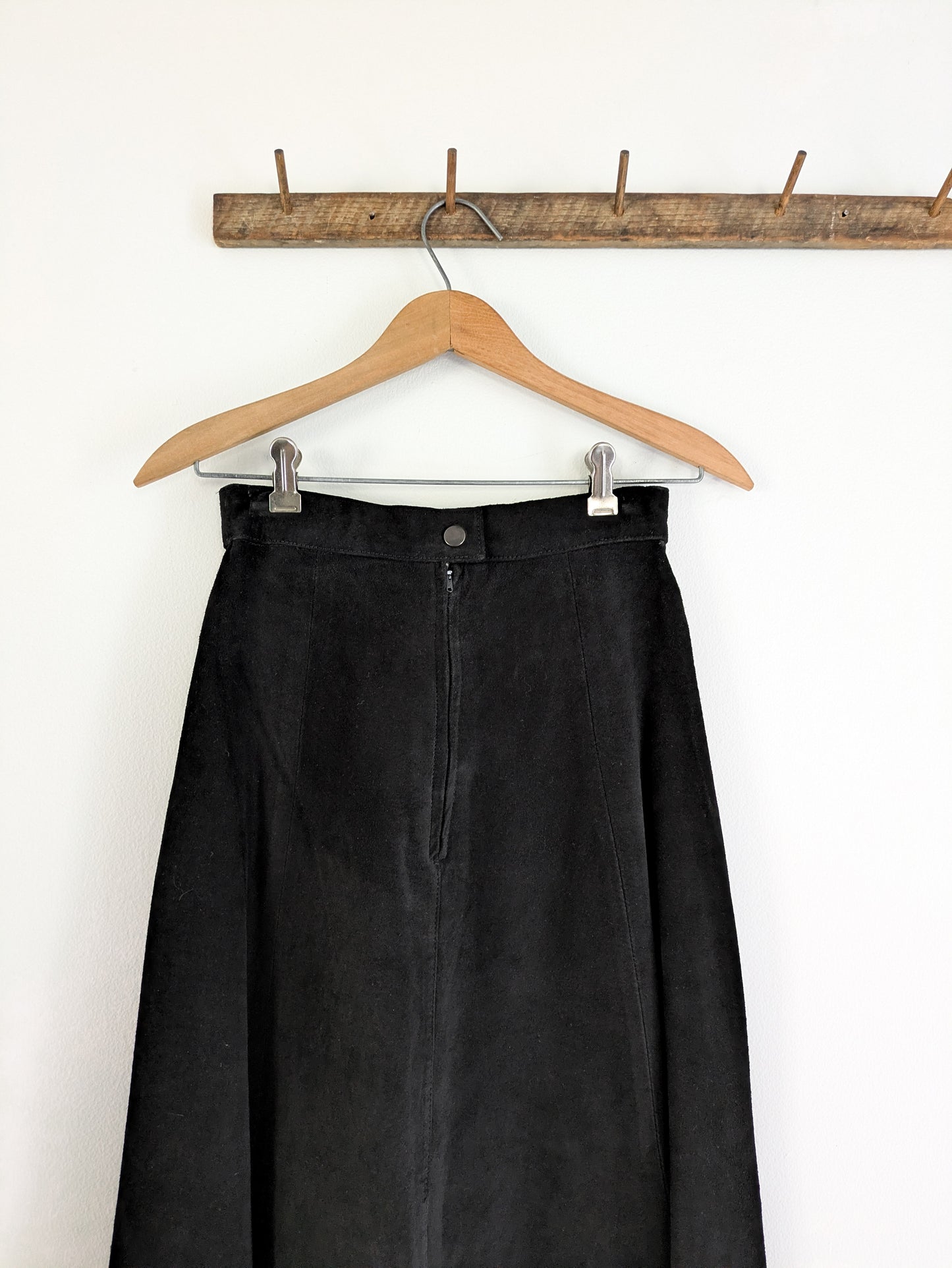 70s Bagatelle Suede Skirt