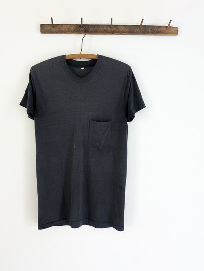 Black Two Tone Tee