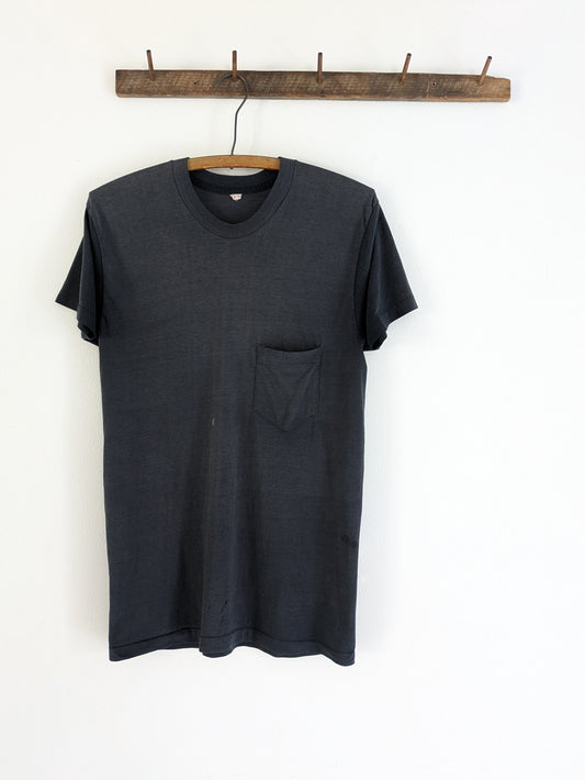 Black Two Tone Tee