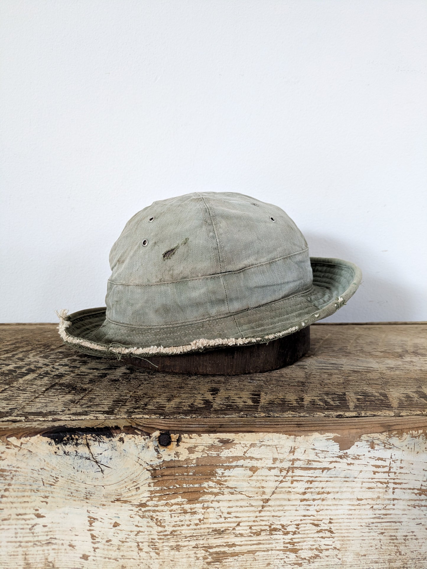1940s Decorated Army Bucket Hat