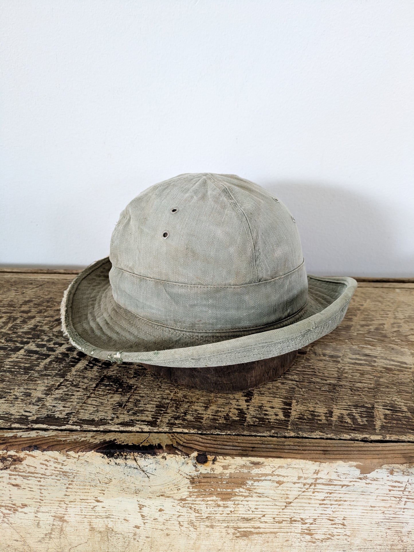 1940s Decorated Army Bucket Hat