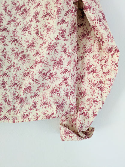 70s does 20s Floral Blouse