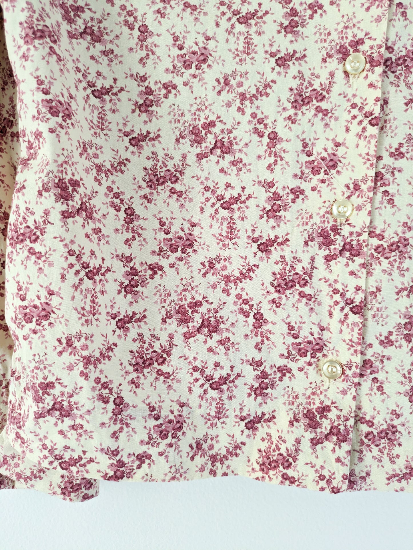 70s does 20s Floral Blouse