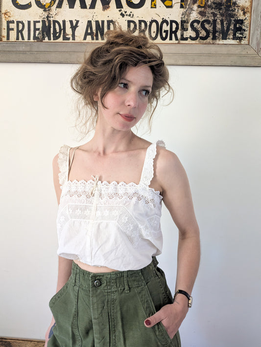 Antique Cropped Blouse