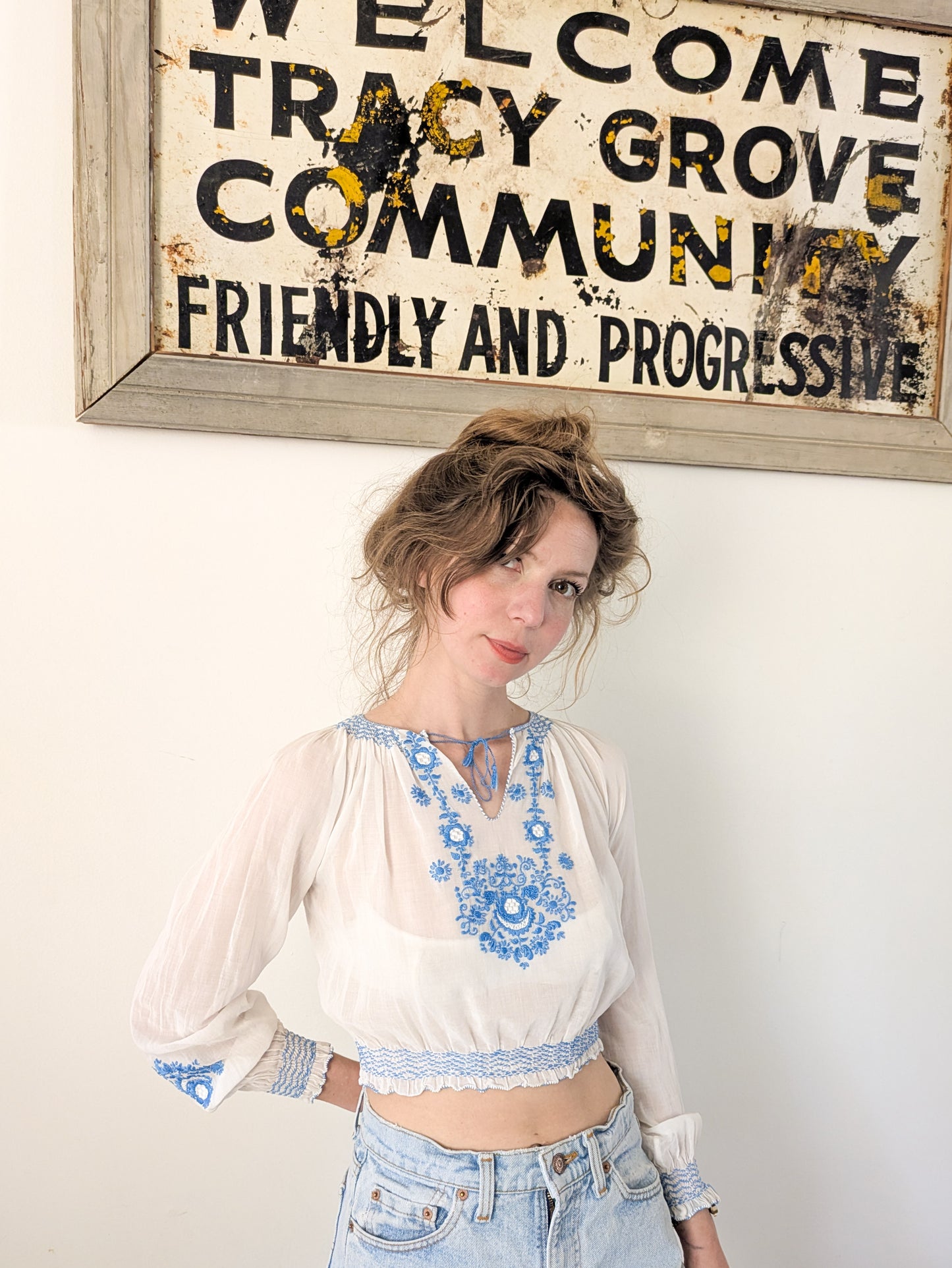 30s/40s Hungarian Blouse