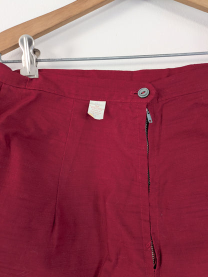 50s/60s Red Wine Shorts