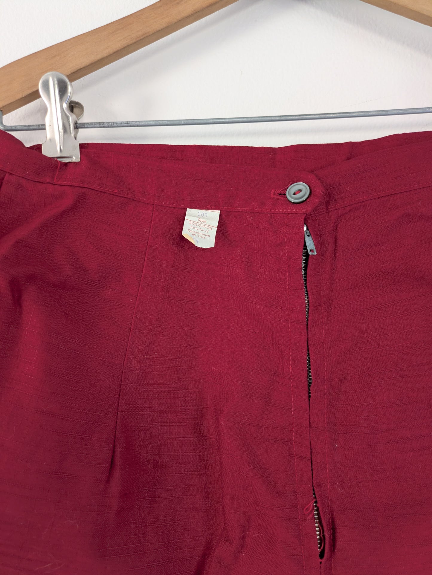 50s/60s Red Wine Shorts