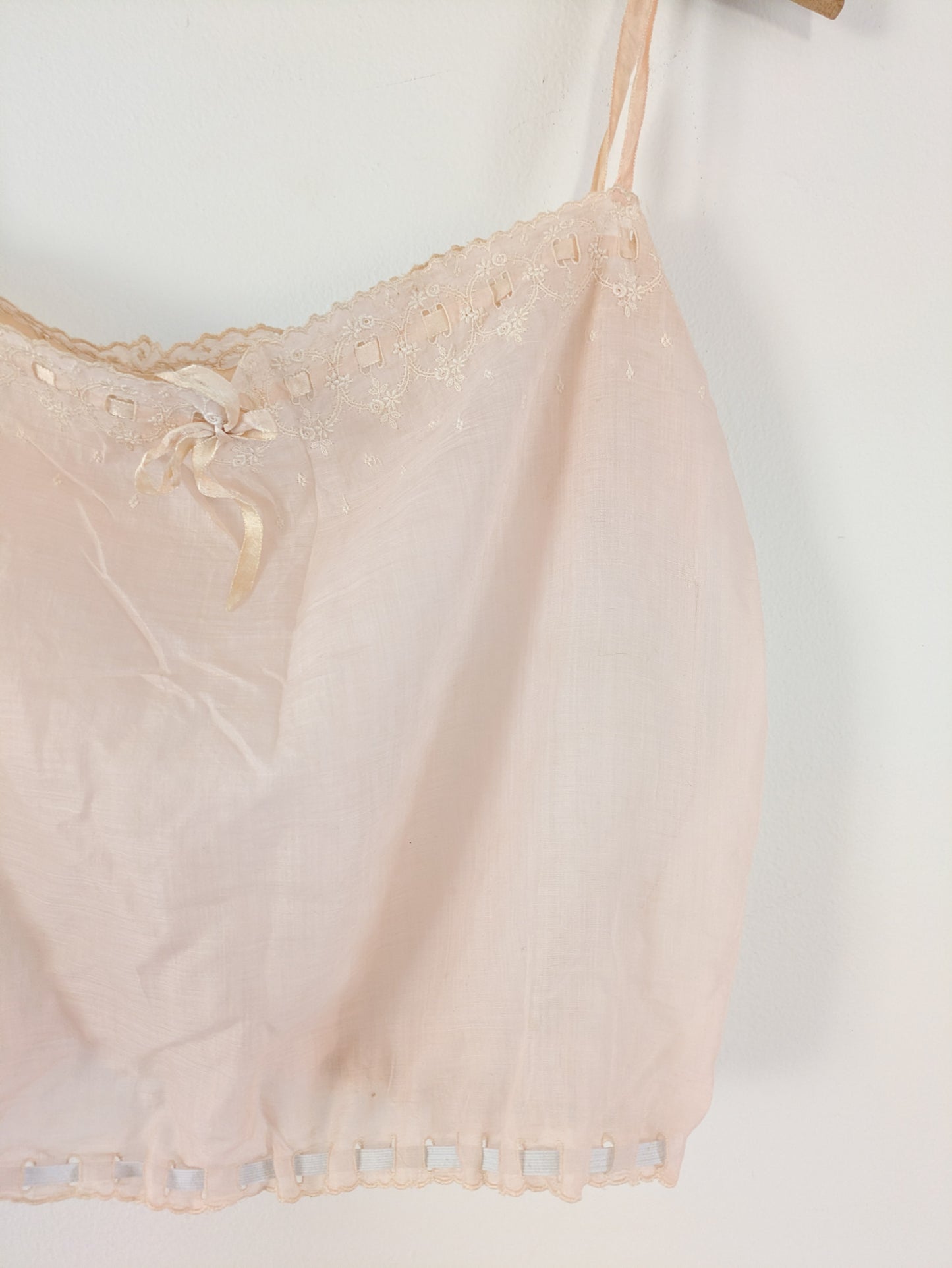 Antique Cropped Pink Top