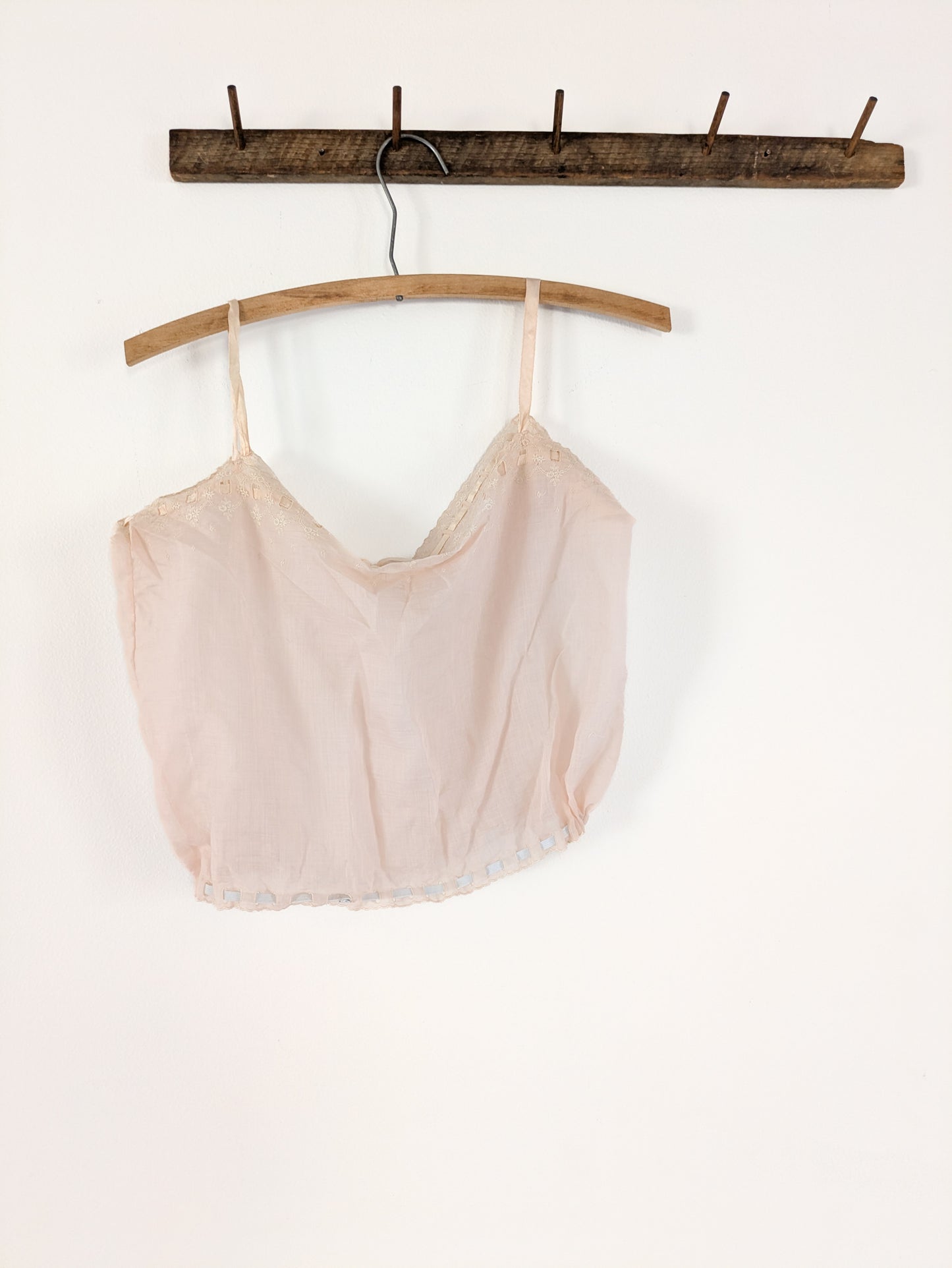 Antique Cropped Pink Top