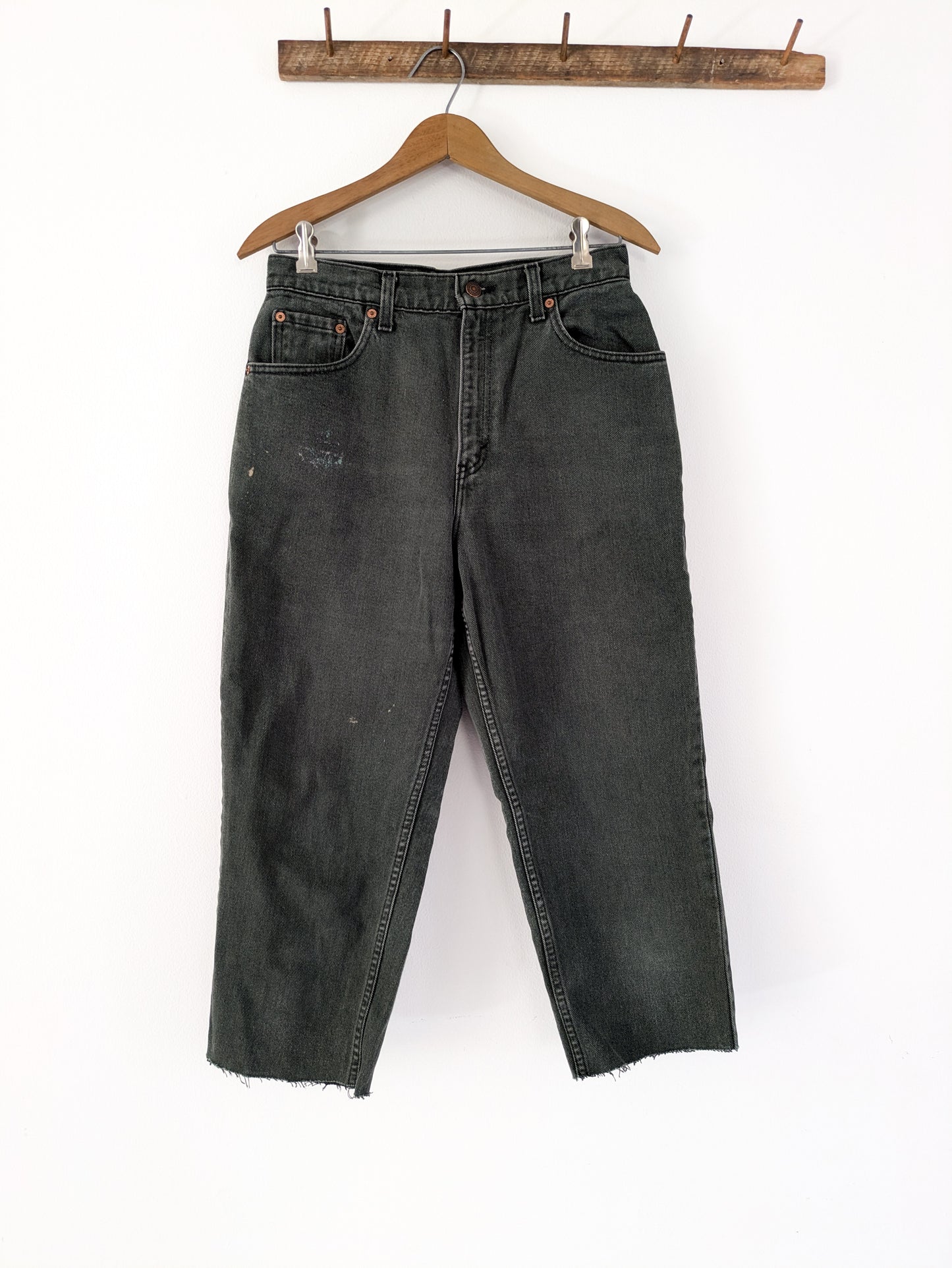 Cropped Cotton Levis