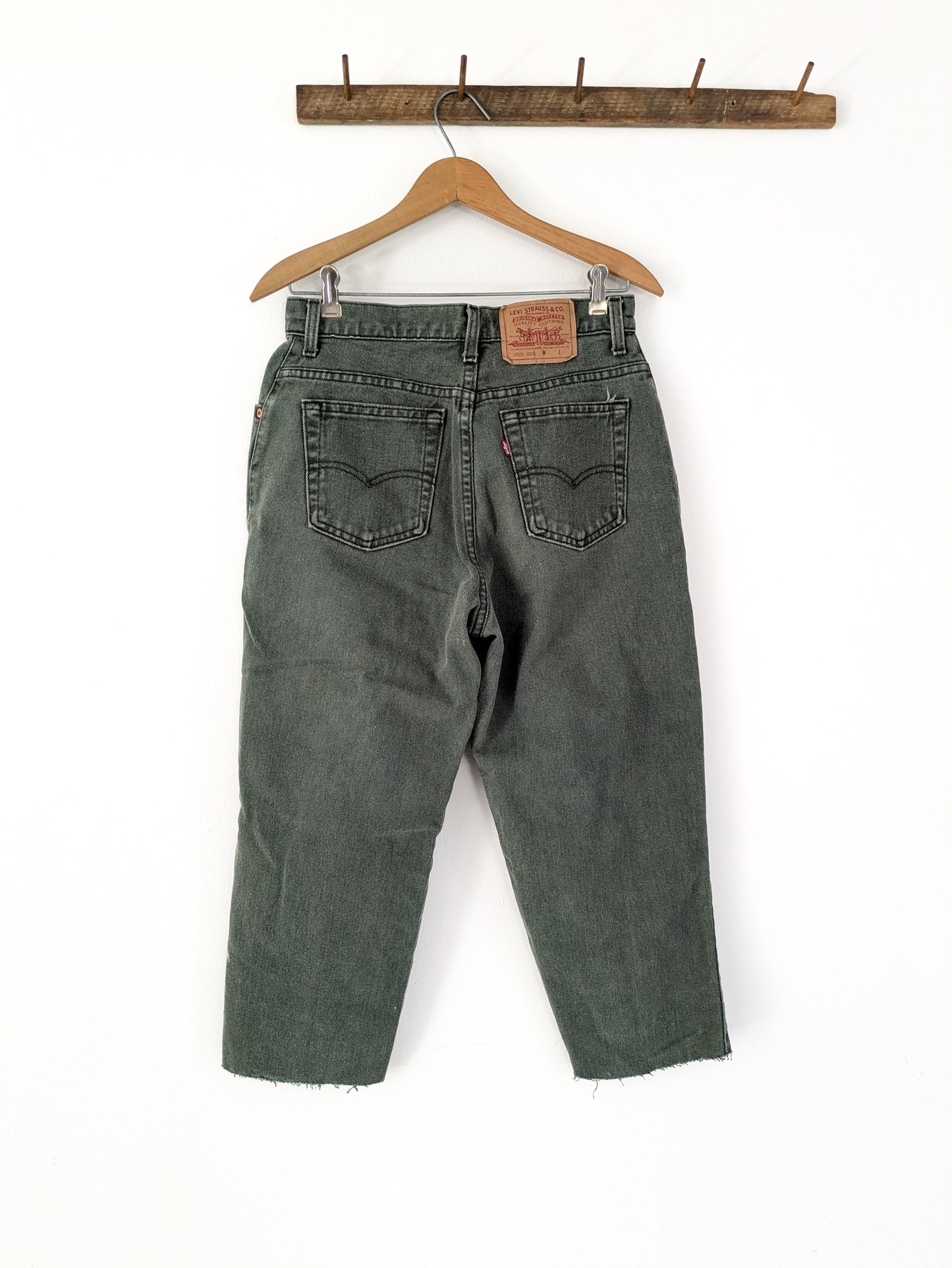 Cropped Cotton Levis