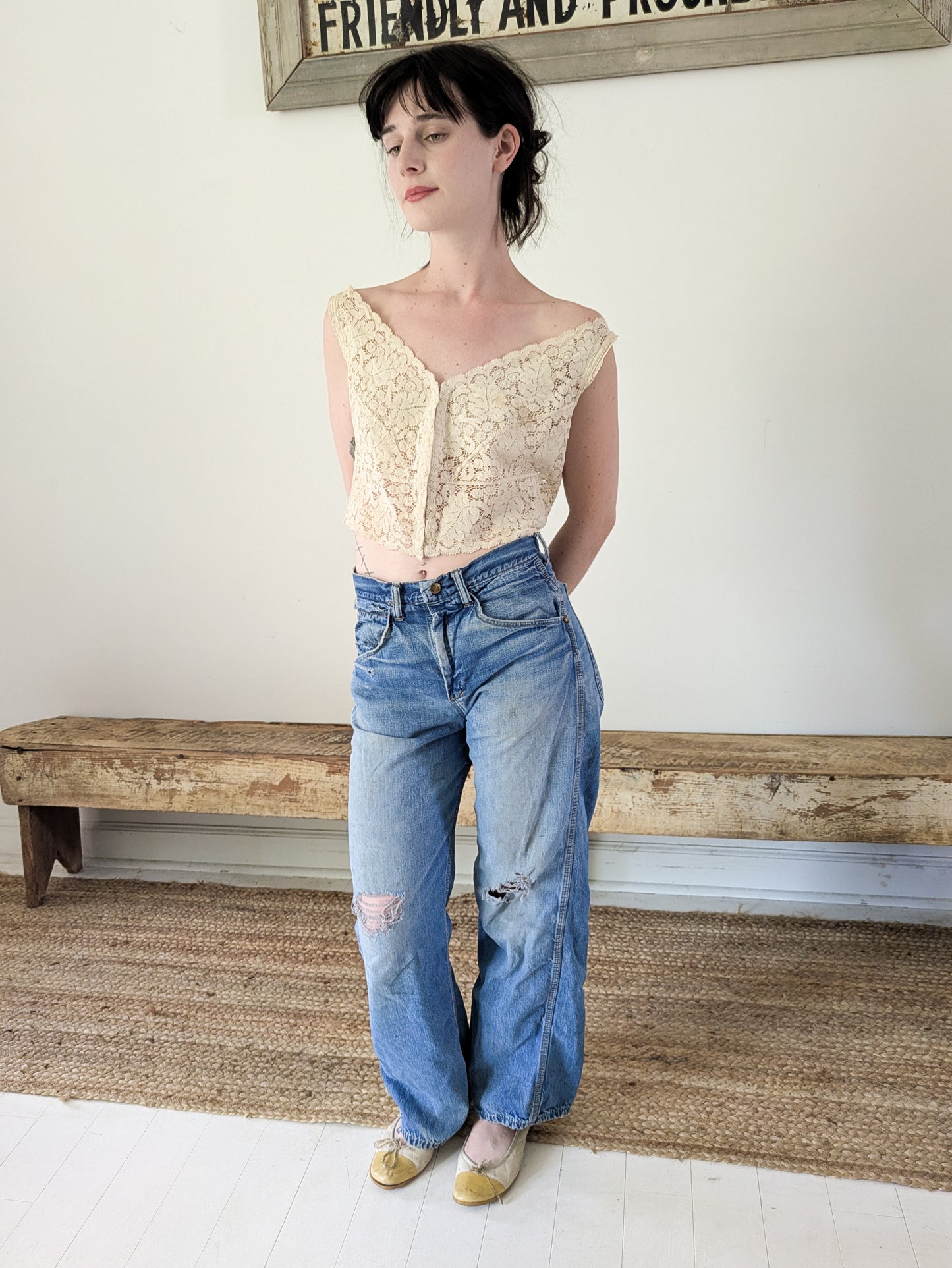 1960s Zip Fly Jeans