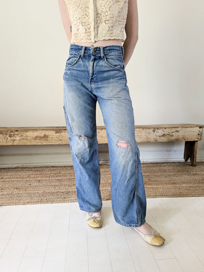 1960s Zip Fly Jeans