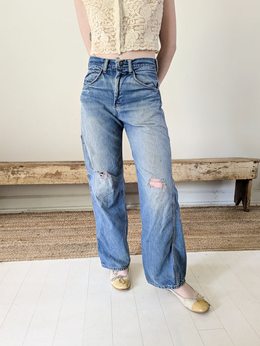 1960s Zip Fly Jeans