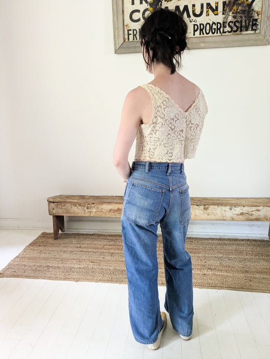 1960s Zip Fly Jeans