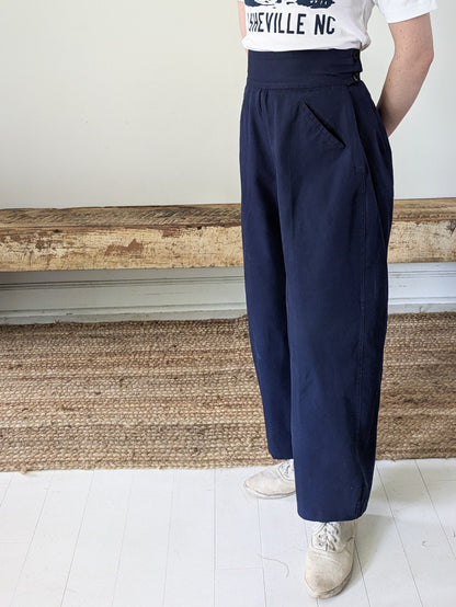 1940s Cotton Twill Trousers