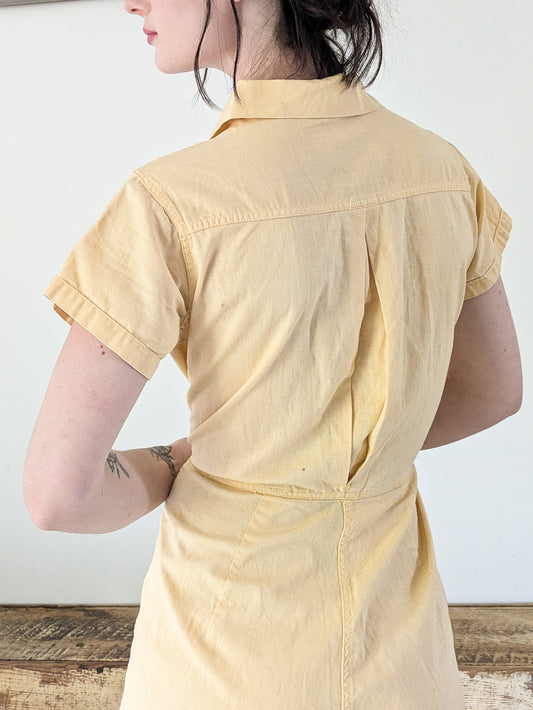 30s/40s Yellow Romper