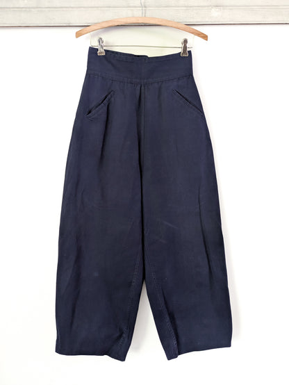 1940s Cotton Twill Trousers
