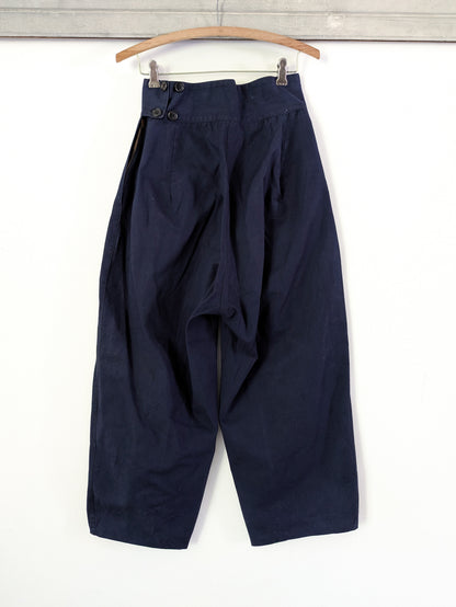 1940s Cotton Twill Trousers