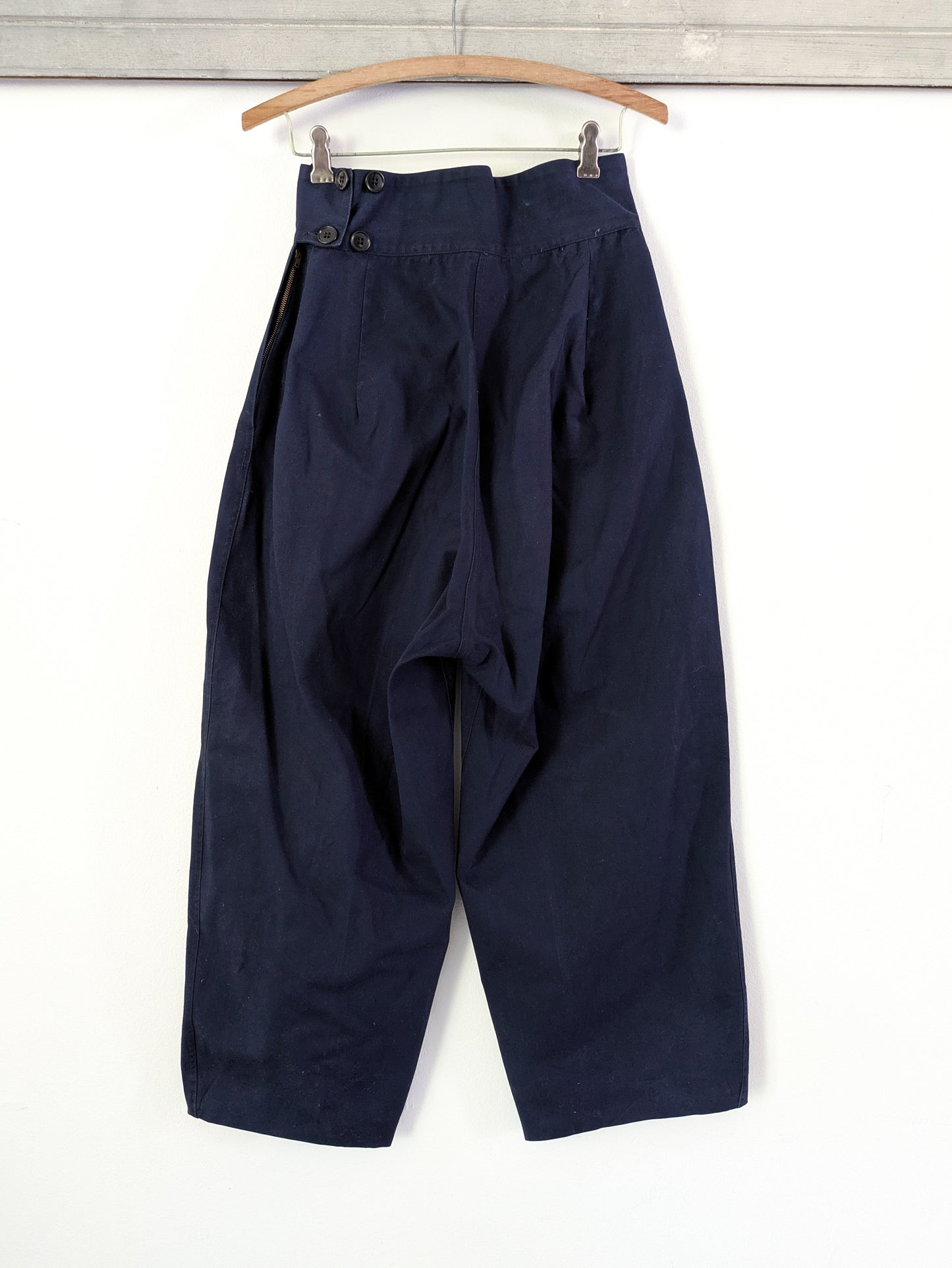1940s Cotton Twill Trousers