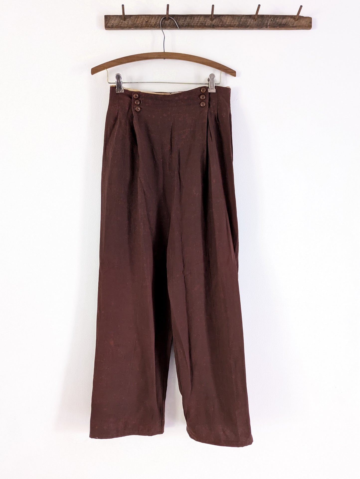 40s Fall Front Trousers