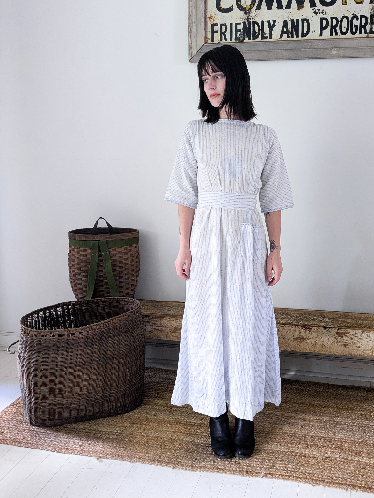 1910s Striped Dress