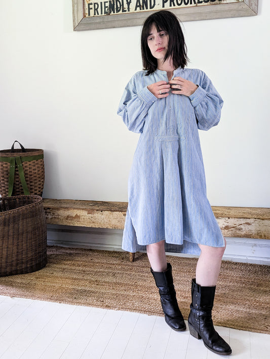 1900s French Shirt Dress