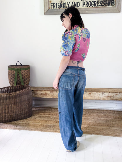 40s Repaired Jeans