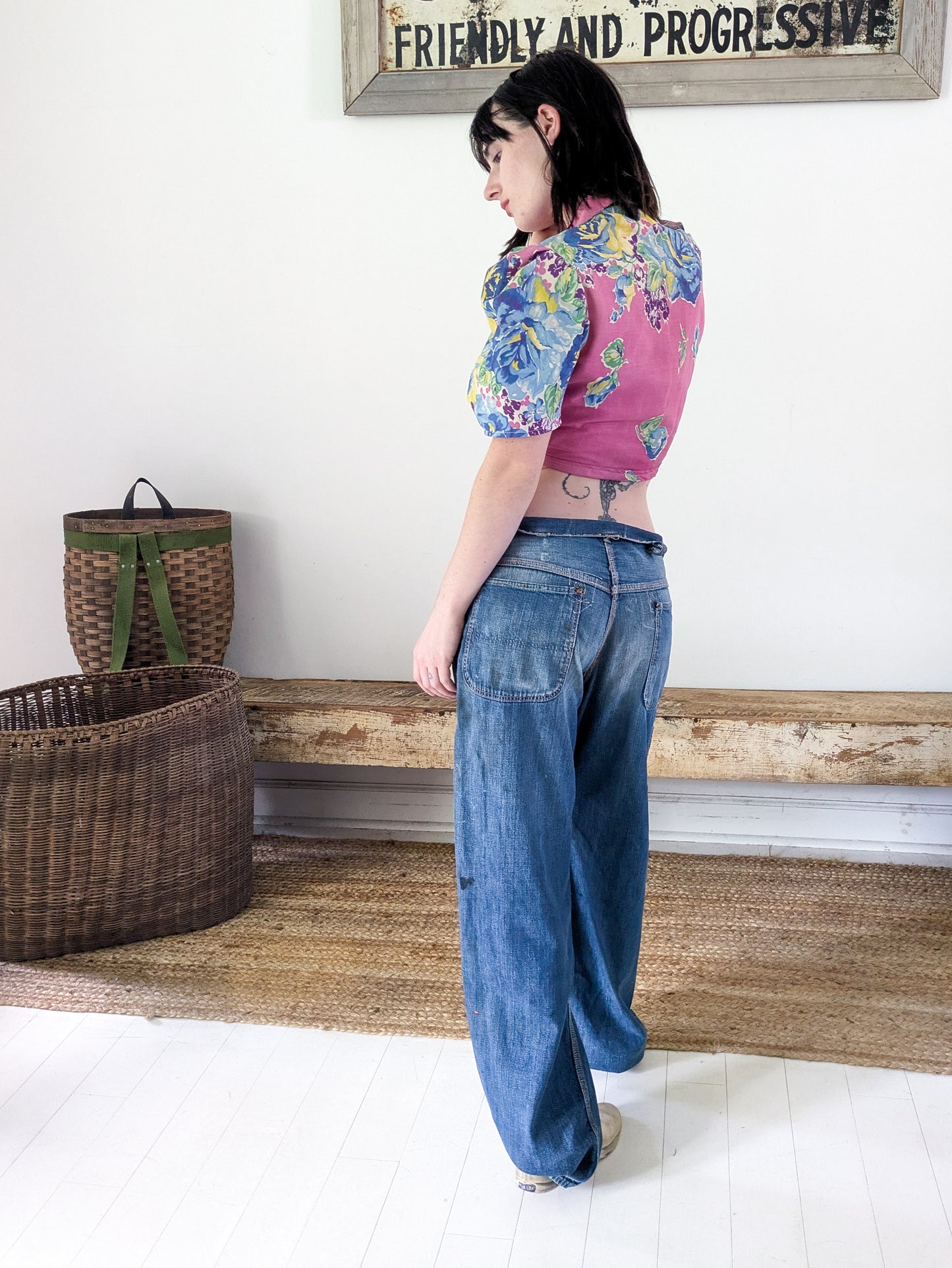 40s Repaired Jeans