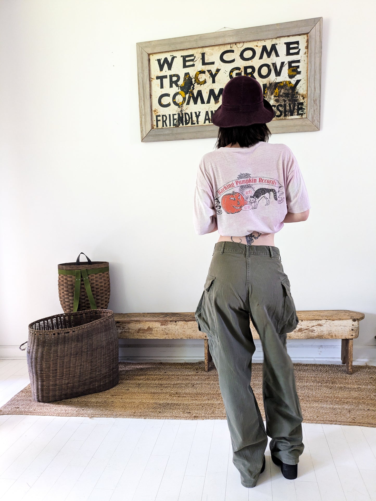 Herringbone Twill Military Pants
