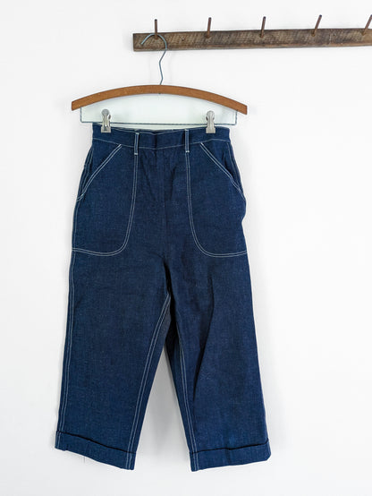 Deadstock Cropped Side Zips