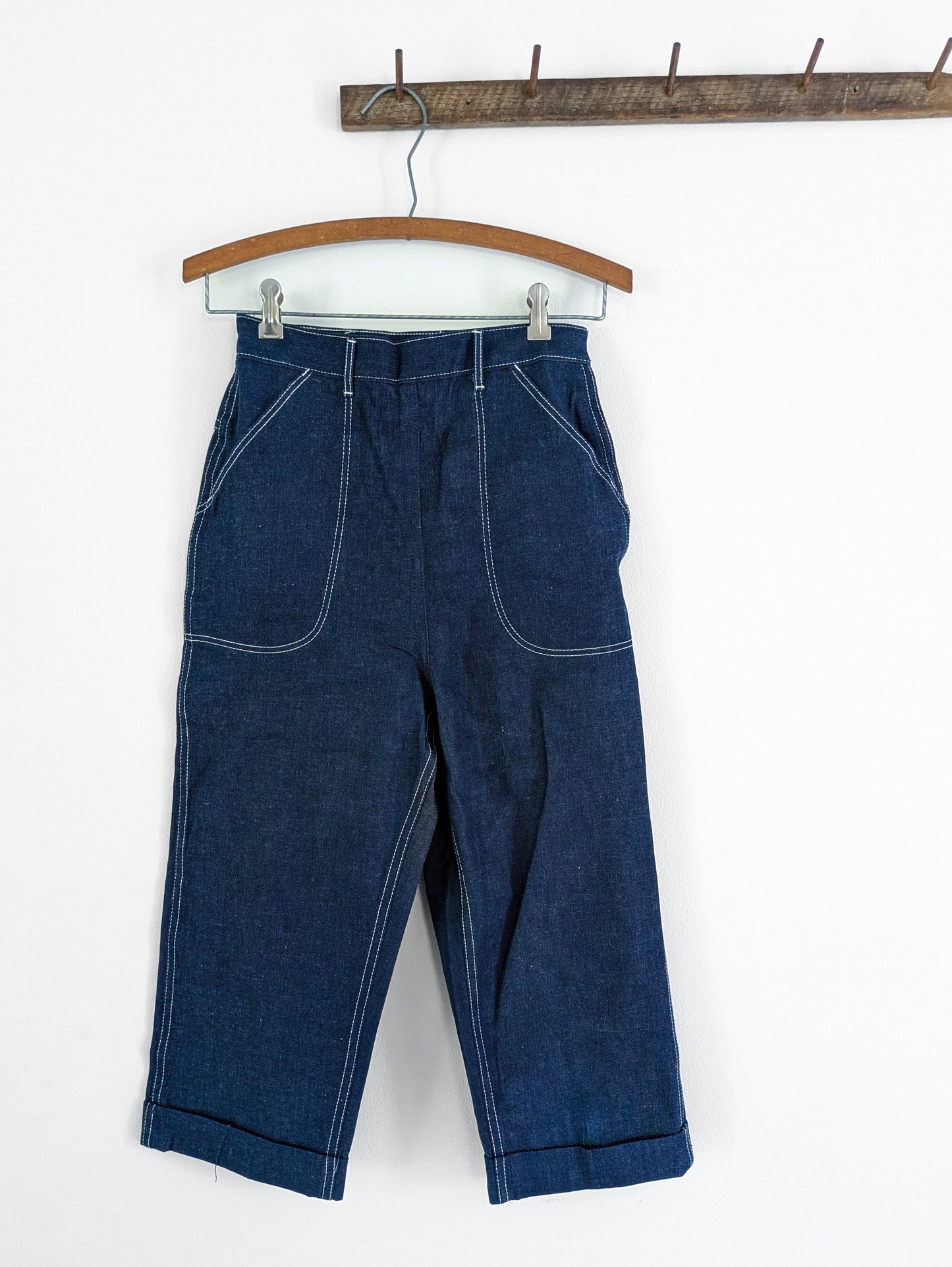 Deadstock Cropped Side Zips