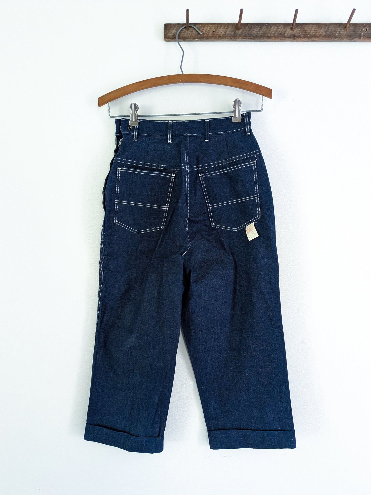 Deadstock Cropped Side Zips