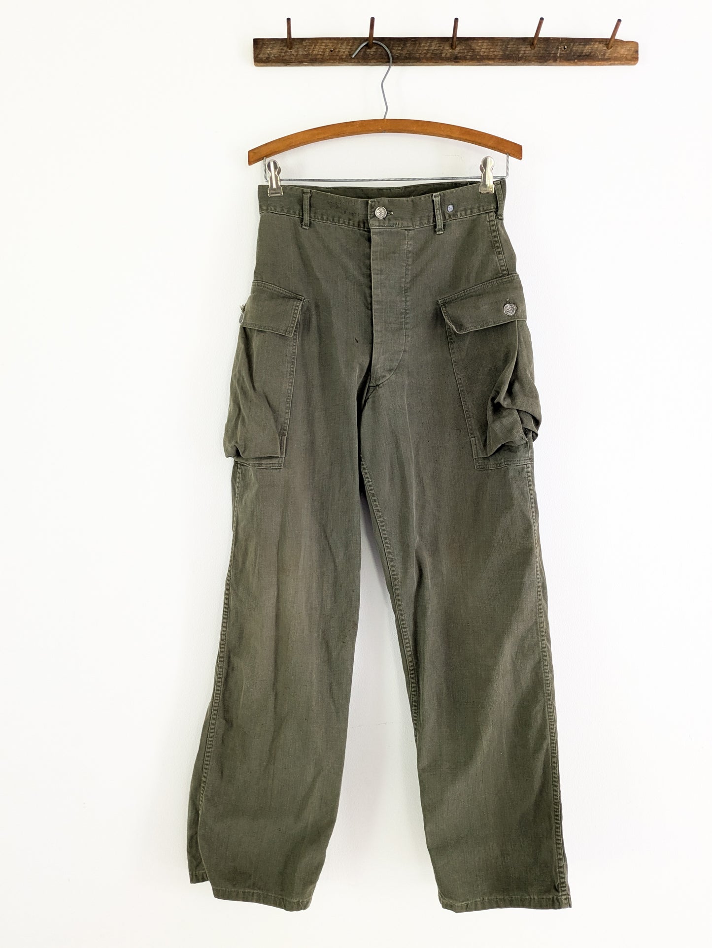 Herringbone Twill Military Pants