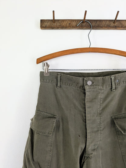 Herringbone Twill Military Pants