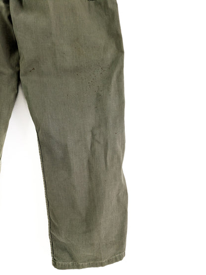 Herringbone Twill Military Pants