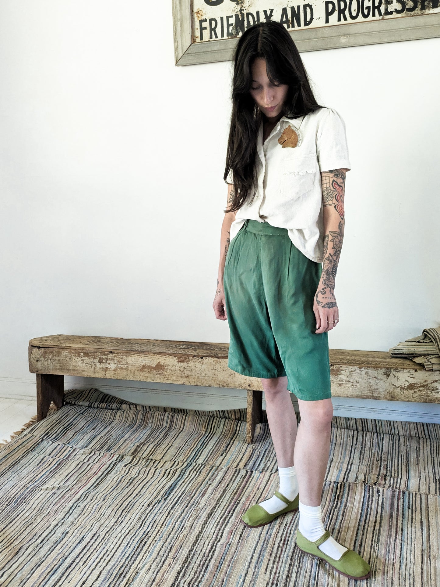 50s Rayon Shorts
