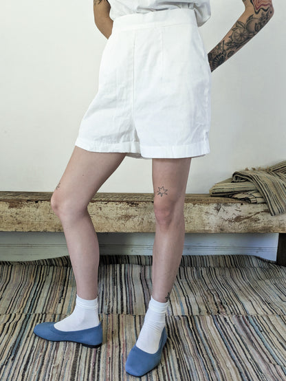 50s White Shorts