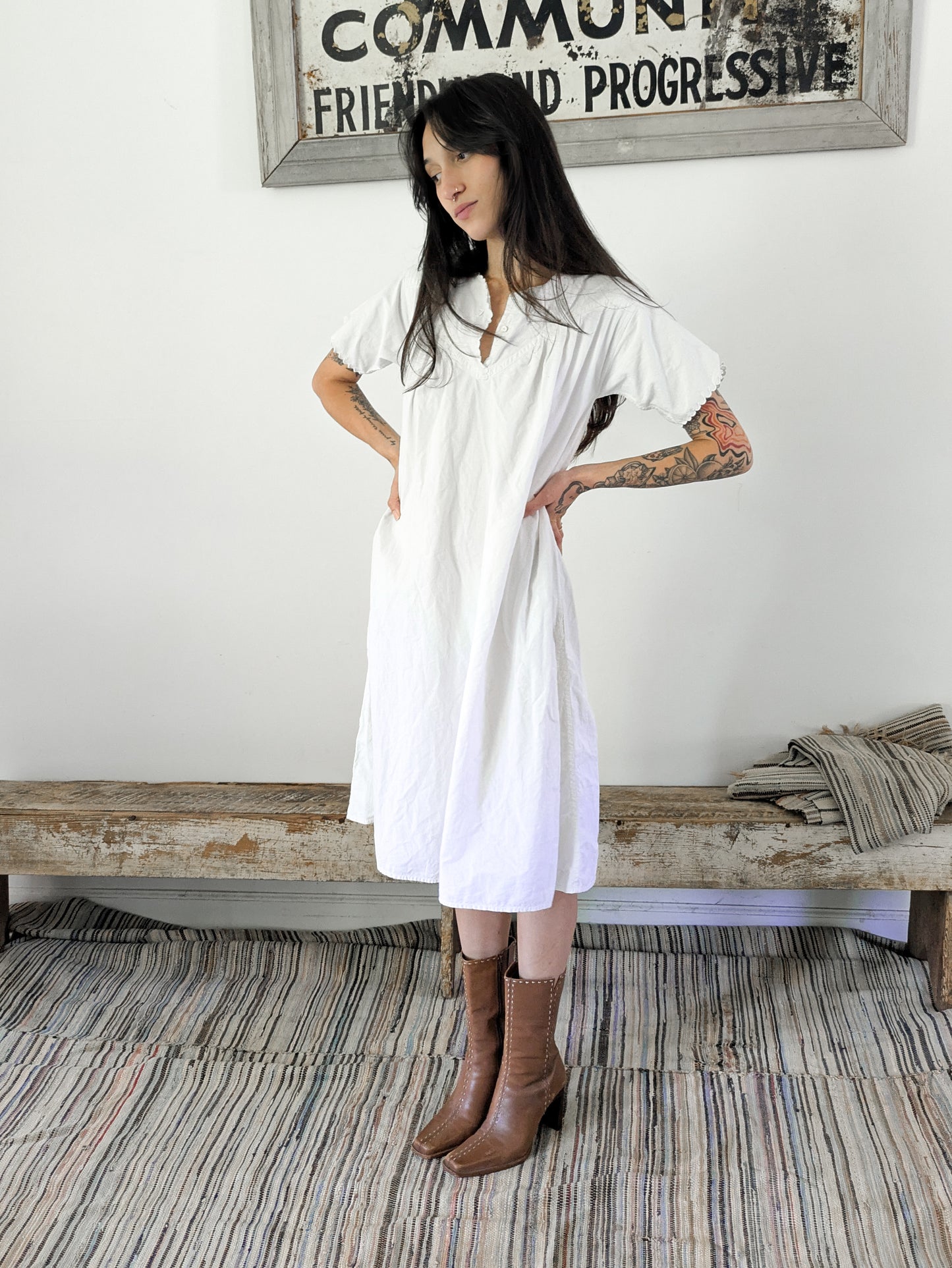 Victorian Woven Cotton Mini