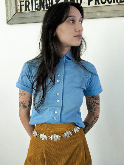 Deadstock Cotton Button Up