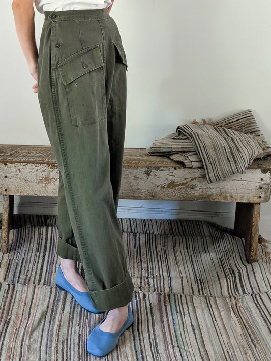 40s Women's Military Pants