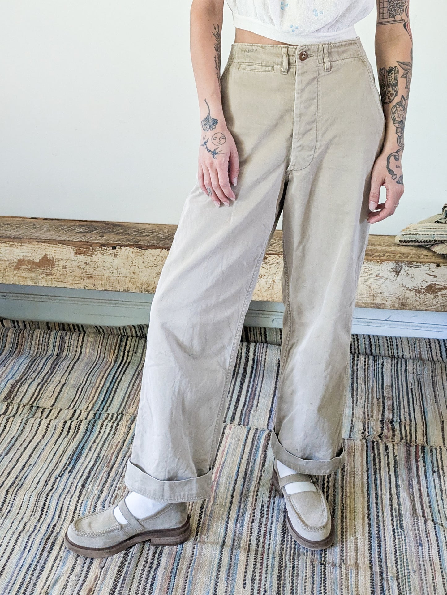 40s/50s Military Chinos