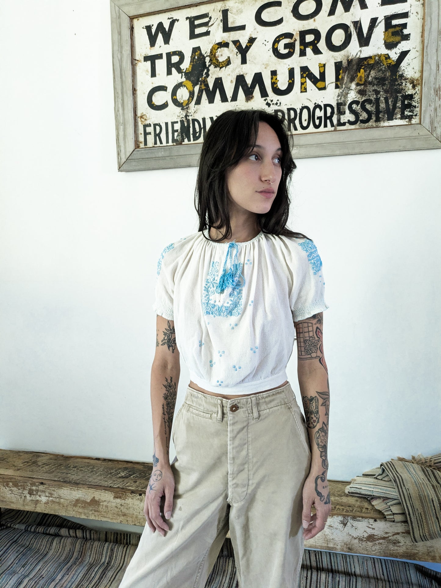 Rayon Hungarian Blouse