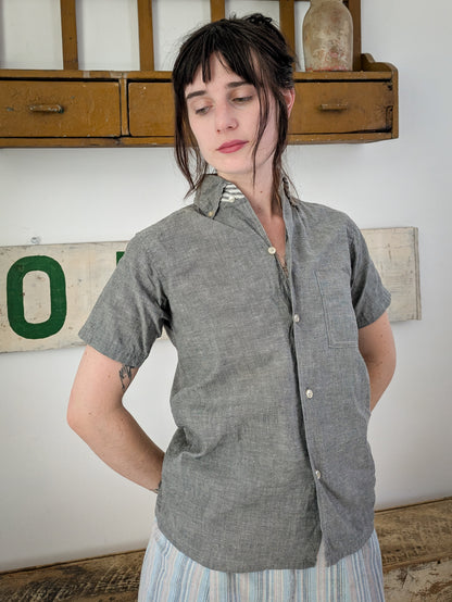 60s Chambray Top